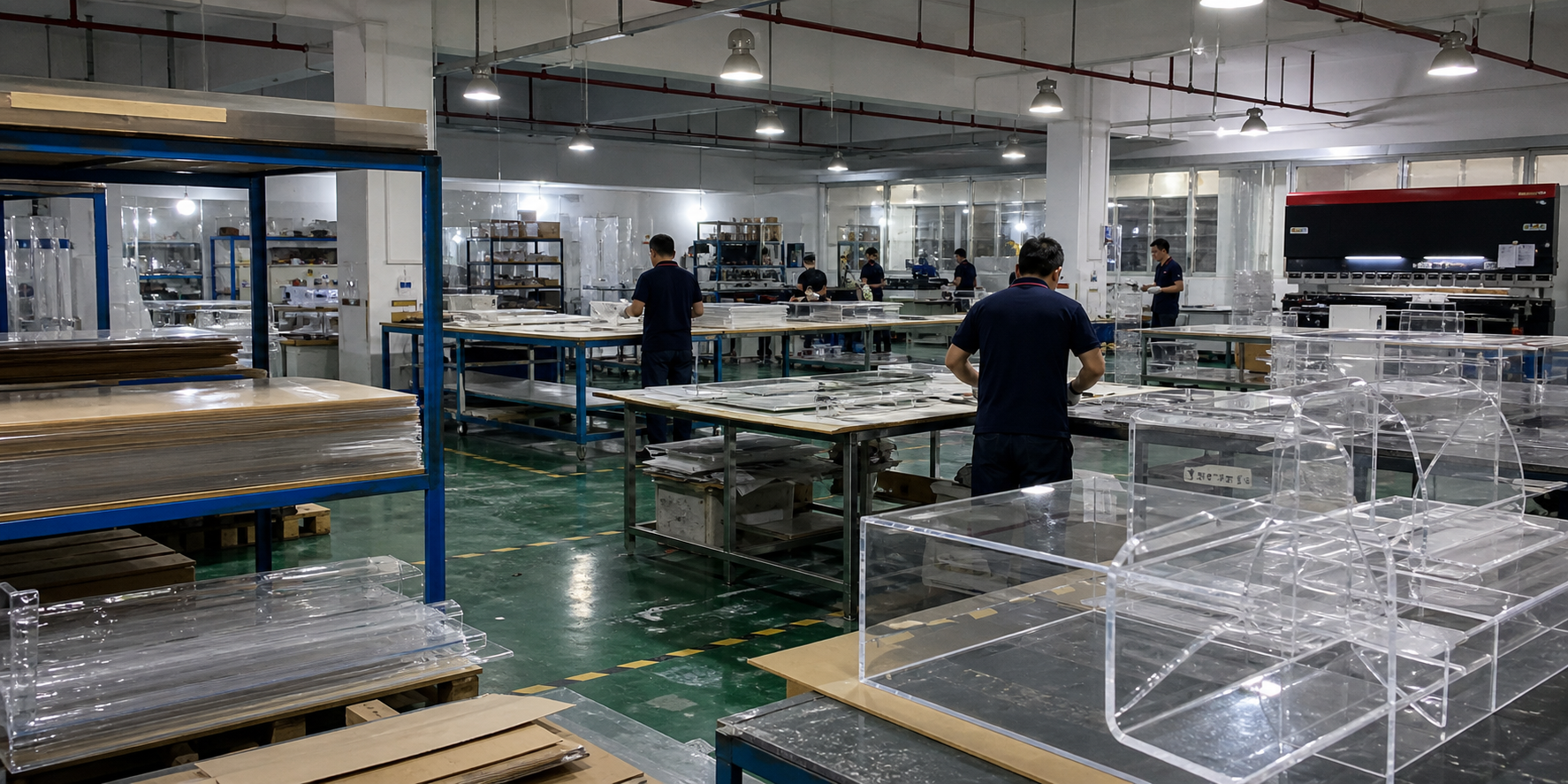Toplinktec — Custom Acrylic Manufacturer in China Acrylic fabrication factory overview