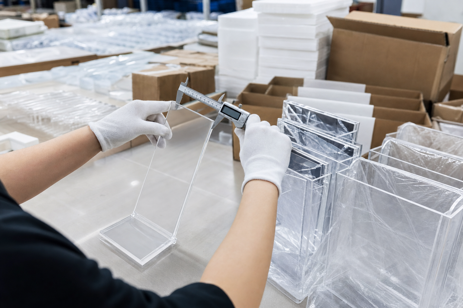 Toplinktec — Custom Acrylic Manufacturer in China Quality inspection and export packing